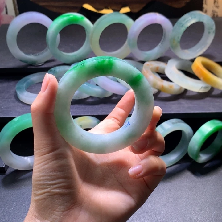 定制翡翠翡翠手镯未镶嵌九****