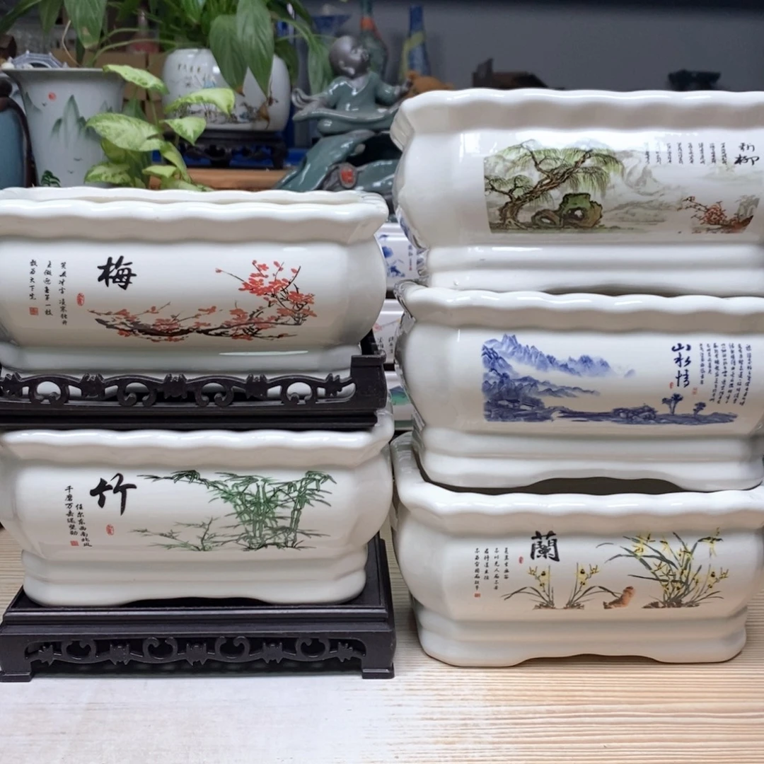 花盆紫砂陶瓷艺术花盆陶瓷