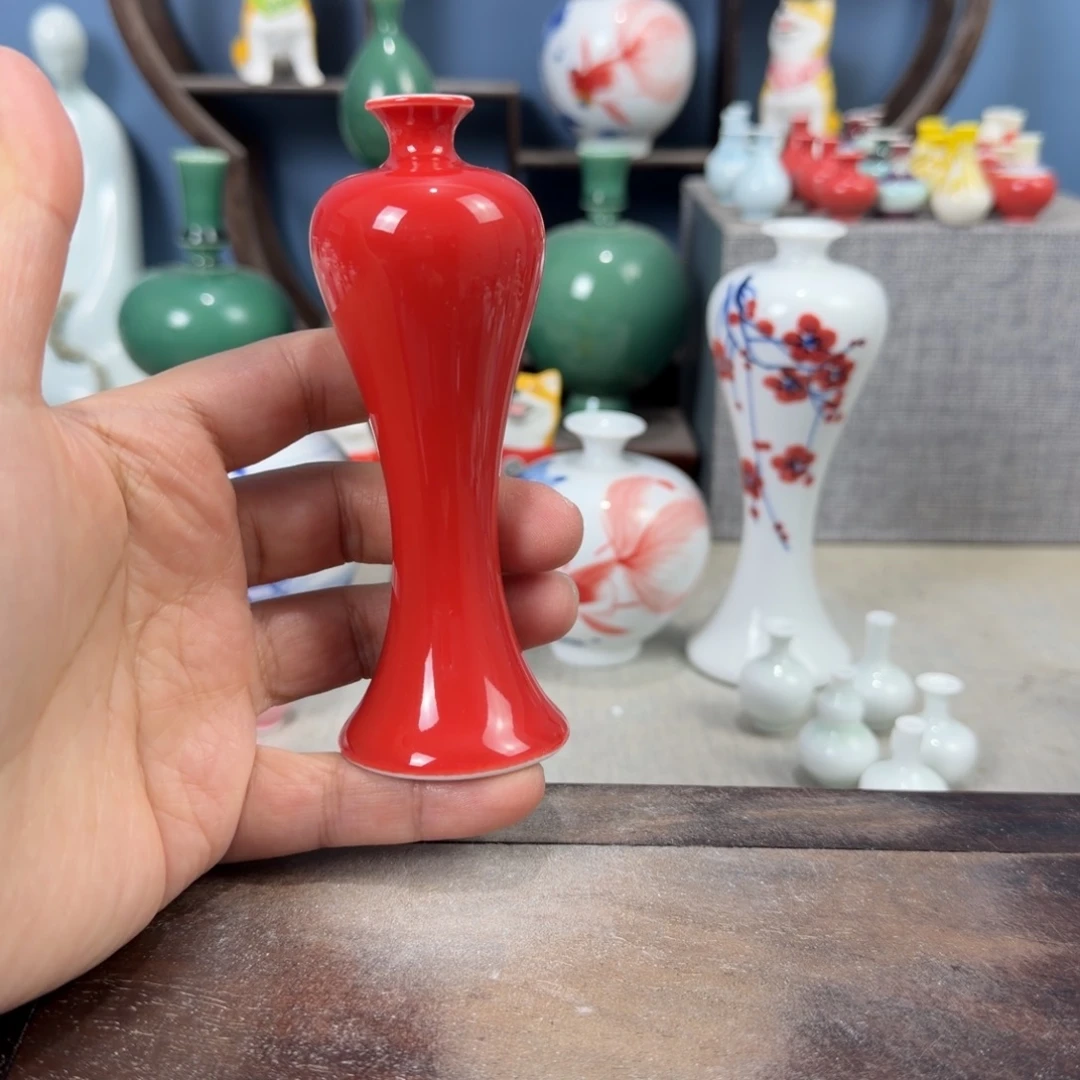 陶瓷手工小花器摆件
