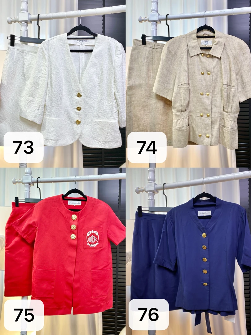 73-76号中古夏季设计感套装轻奢