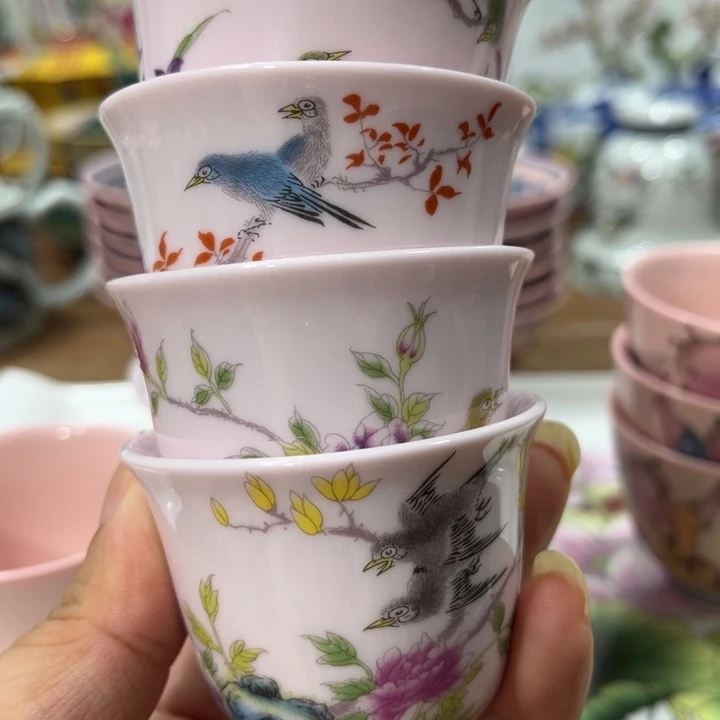 瓷片景德镇陶瓷茶具主人杯茶壶
