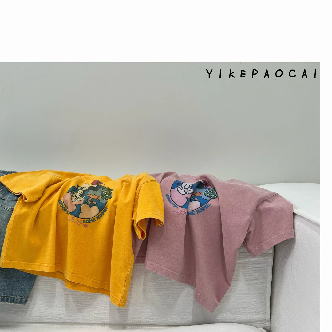 一颗泡菜「童装」9967《夏》离家出走！工艺面料质感T