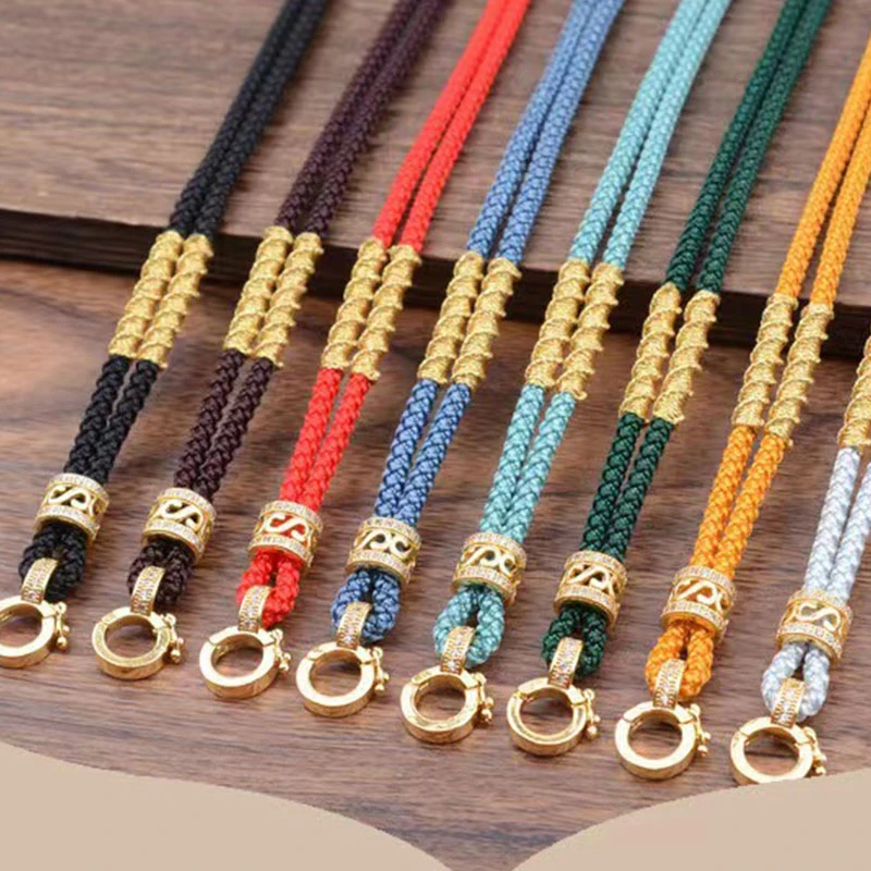 非金属项链 吊坠挂绳佛牌挂坠绳坠项链绳子手工编织卡扣佩配绳