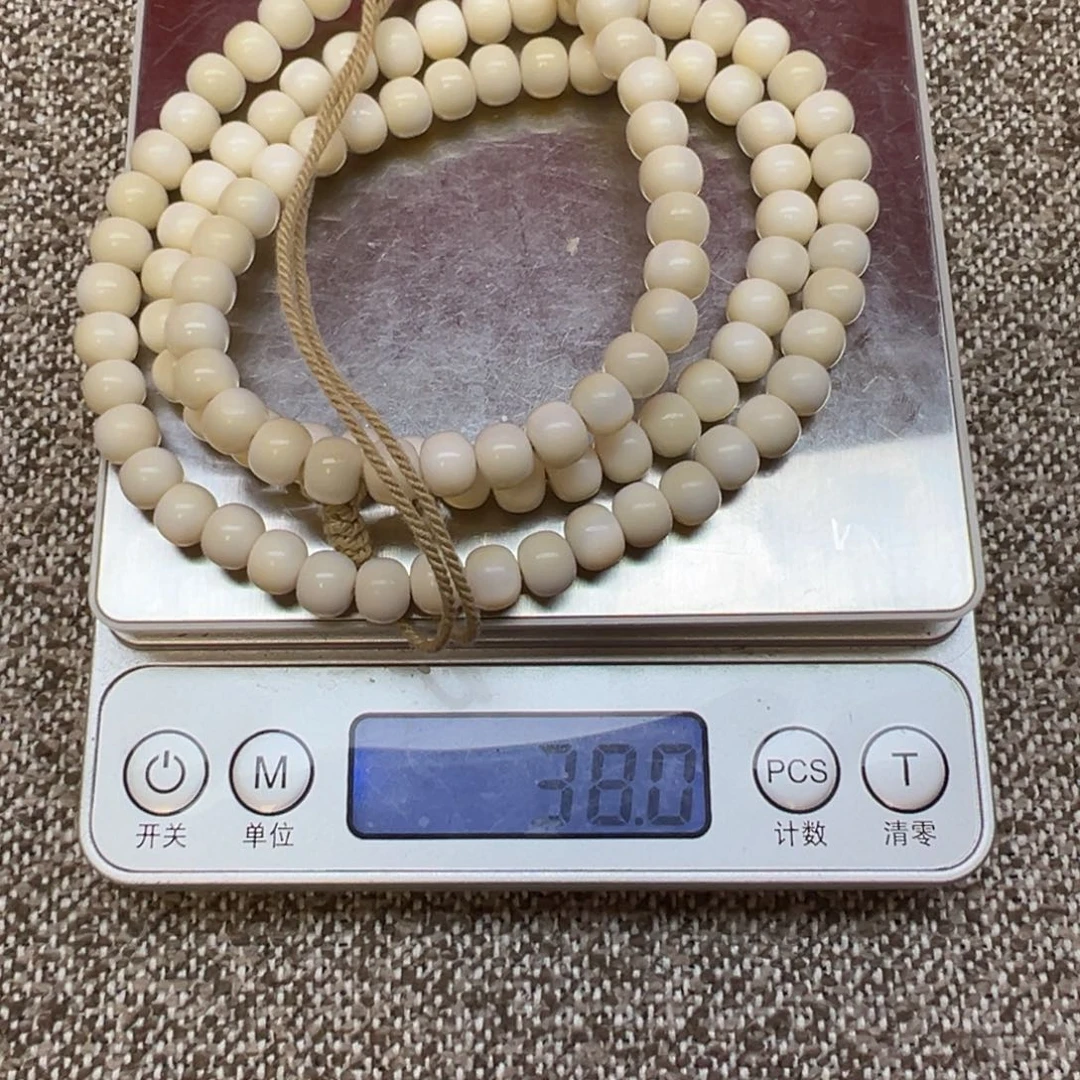 猎***刀吊坠白玉菩提天然海胖纯肉链子
