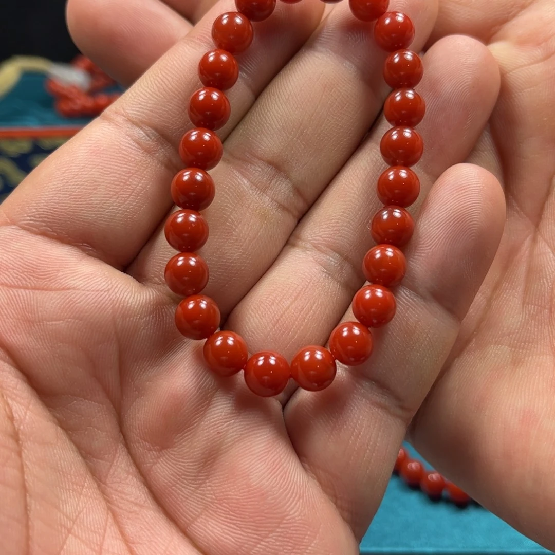 南红玛瑙未镶嵌手串