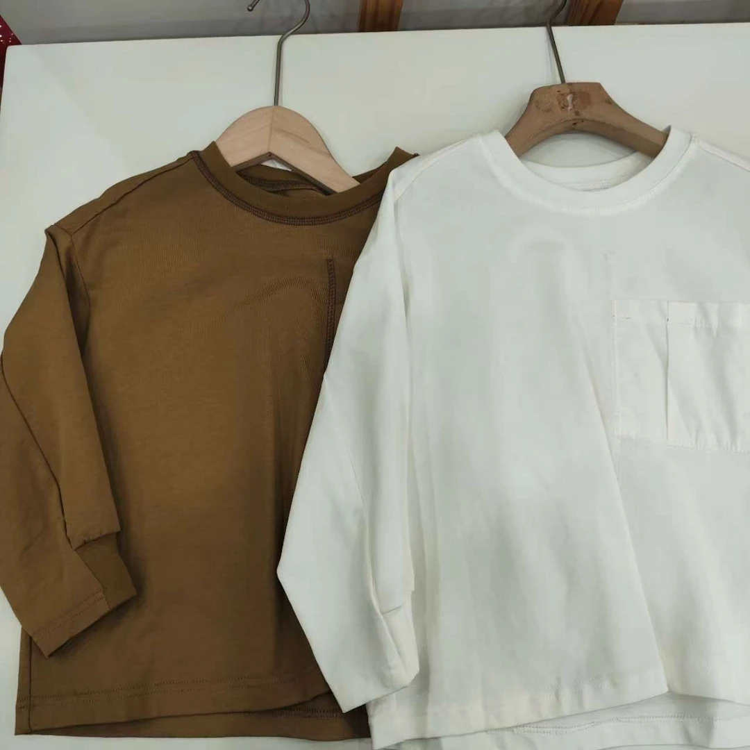 1077  春季中童长T恤  L