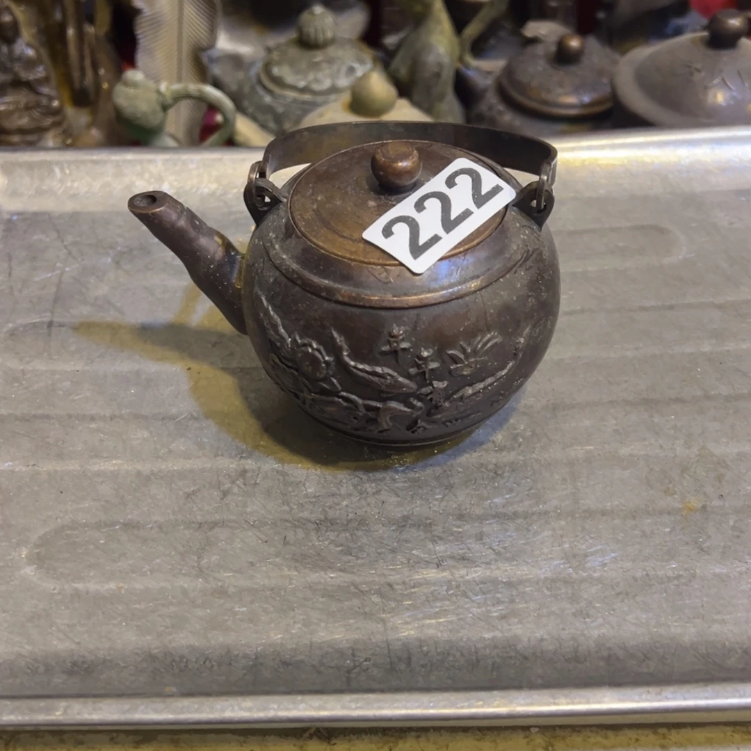 黄铜摆件，文房摆件