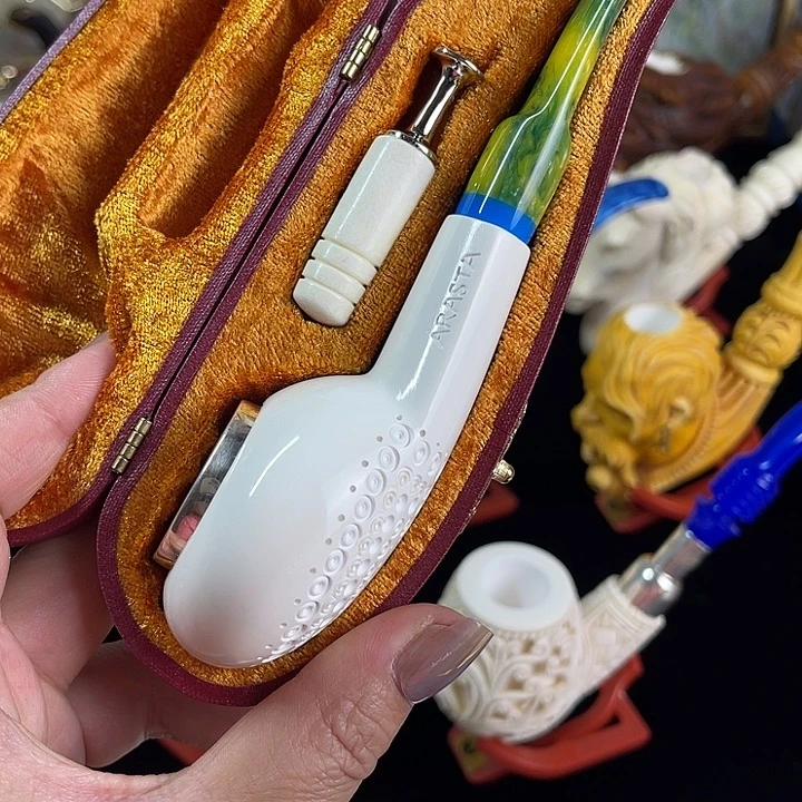 海泡石烟斗大号平底锅08