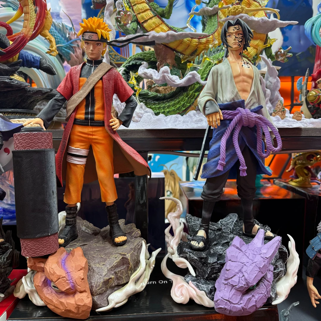 【巅峰潮玩】火影忍者咒印佐助和卷轴仙鸣 全款现货手办摆件