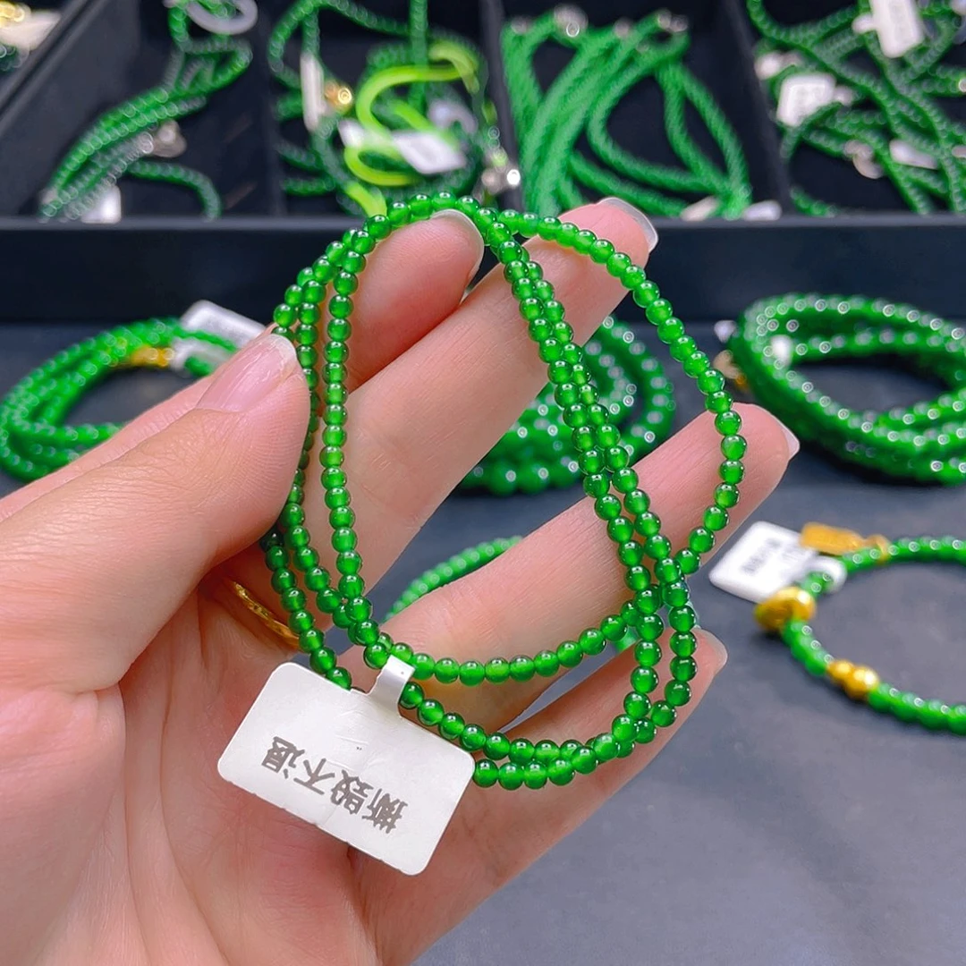 翡翠未镶嵌颈饰