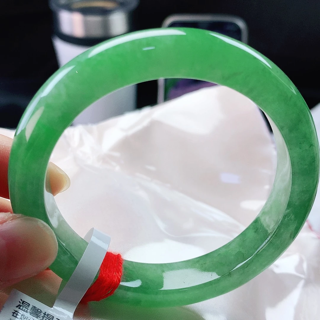 未镶嵌手镯翡翠55圈