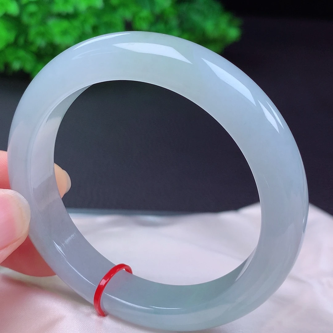 翡翠未镶嵌手镯57圈口689002