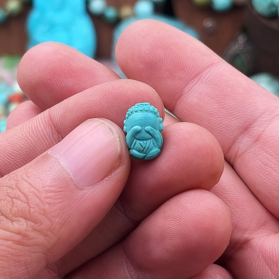 绿松石未镶嵌原矿绿松石