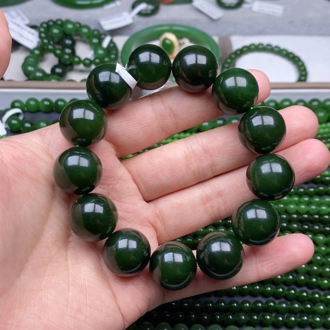 未镶嵌手串和田玉（碧玉）用****5