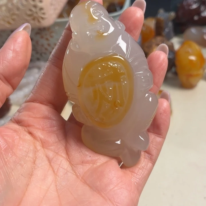 玛瑙/玉髓未镶嵌吊坠(不含链)