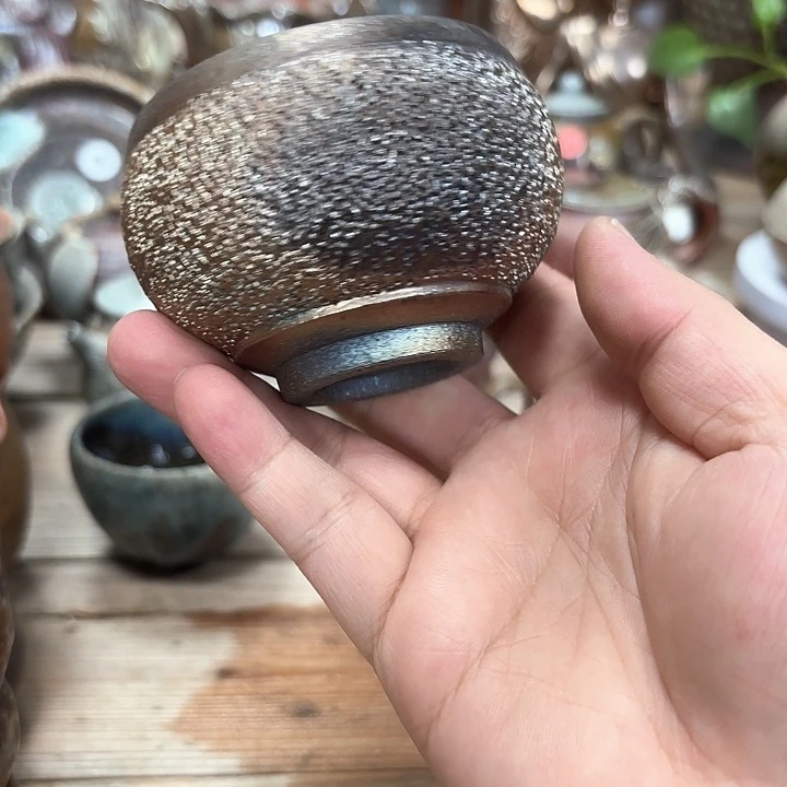 瓷片匆**过冰烟杯 柴烧柴烧柴烧