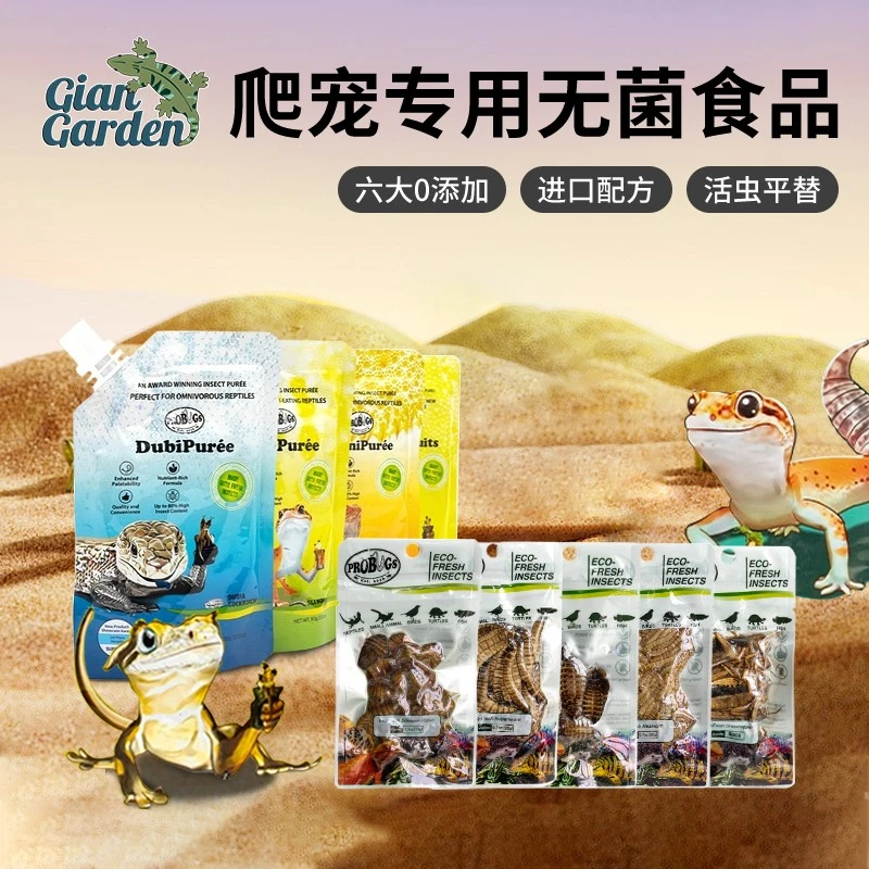 巨人进口守宫饲料爬宠守宫蜥蜴肥尾豹纹睫角蓝舌鬃睫宠物蛇饲料