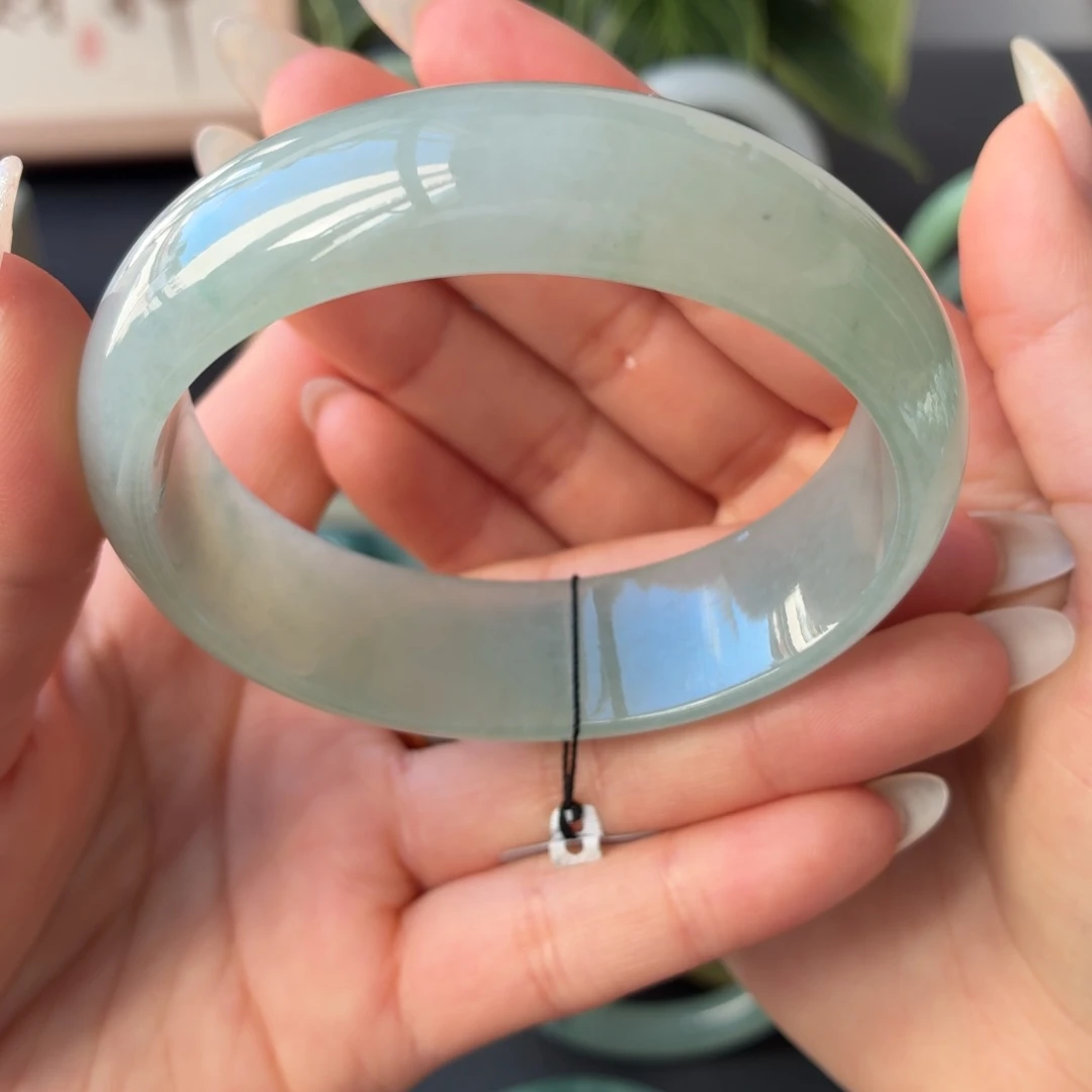 翡翠未镶嵌手镯天然