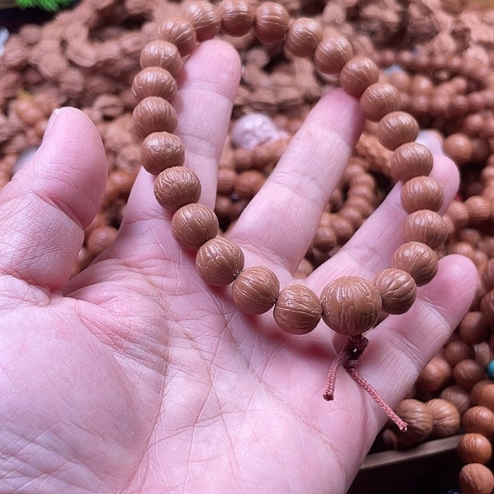 手串猴头核桃1.1+同尺聚宝盆