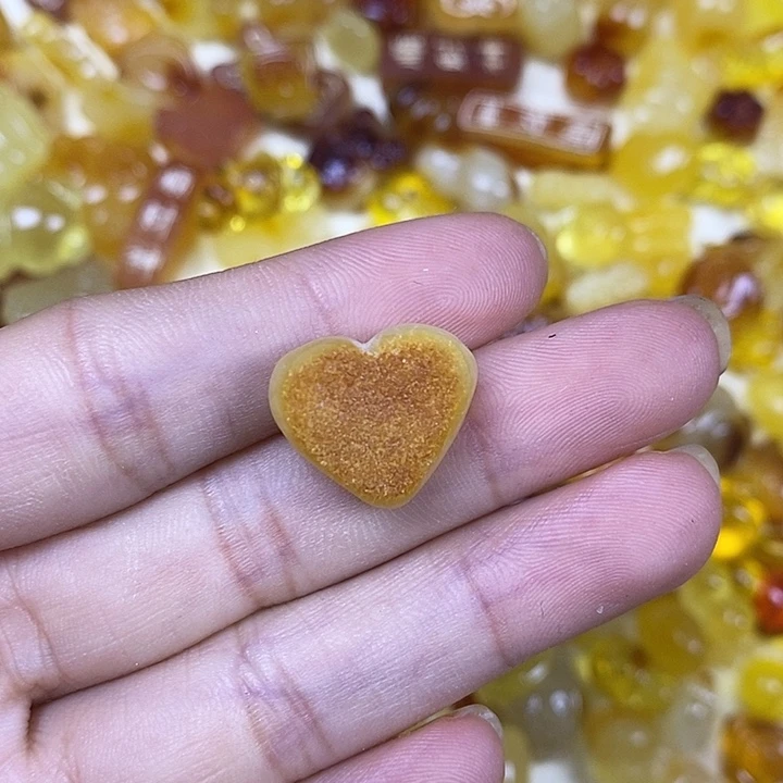 吊坠橄榄核原皮爱心56