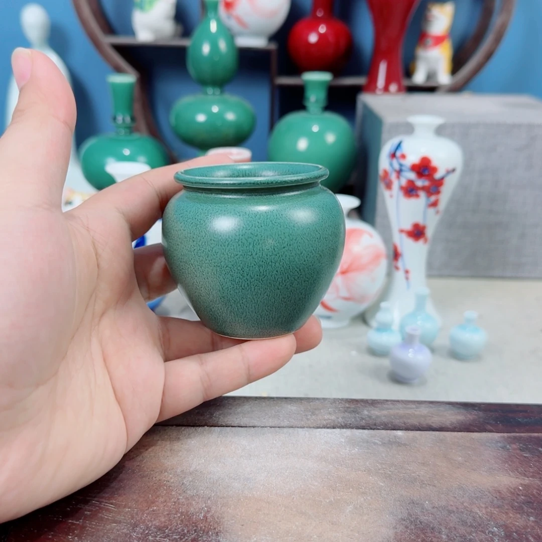 陶瓷手工小花器摆件