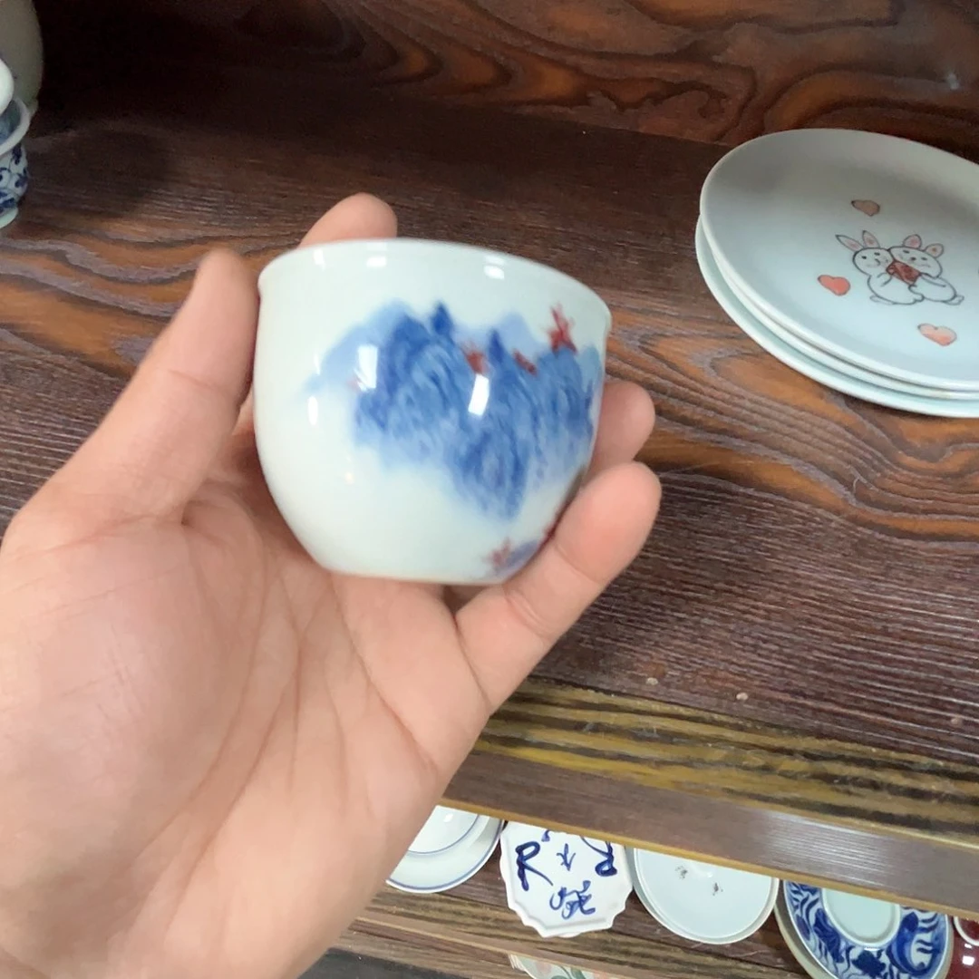 杯青花瓷器青花瓷器