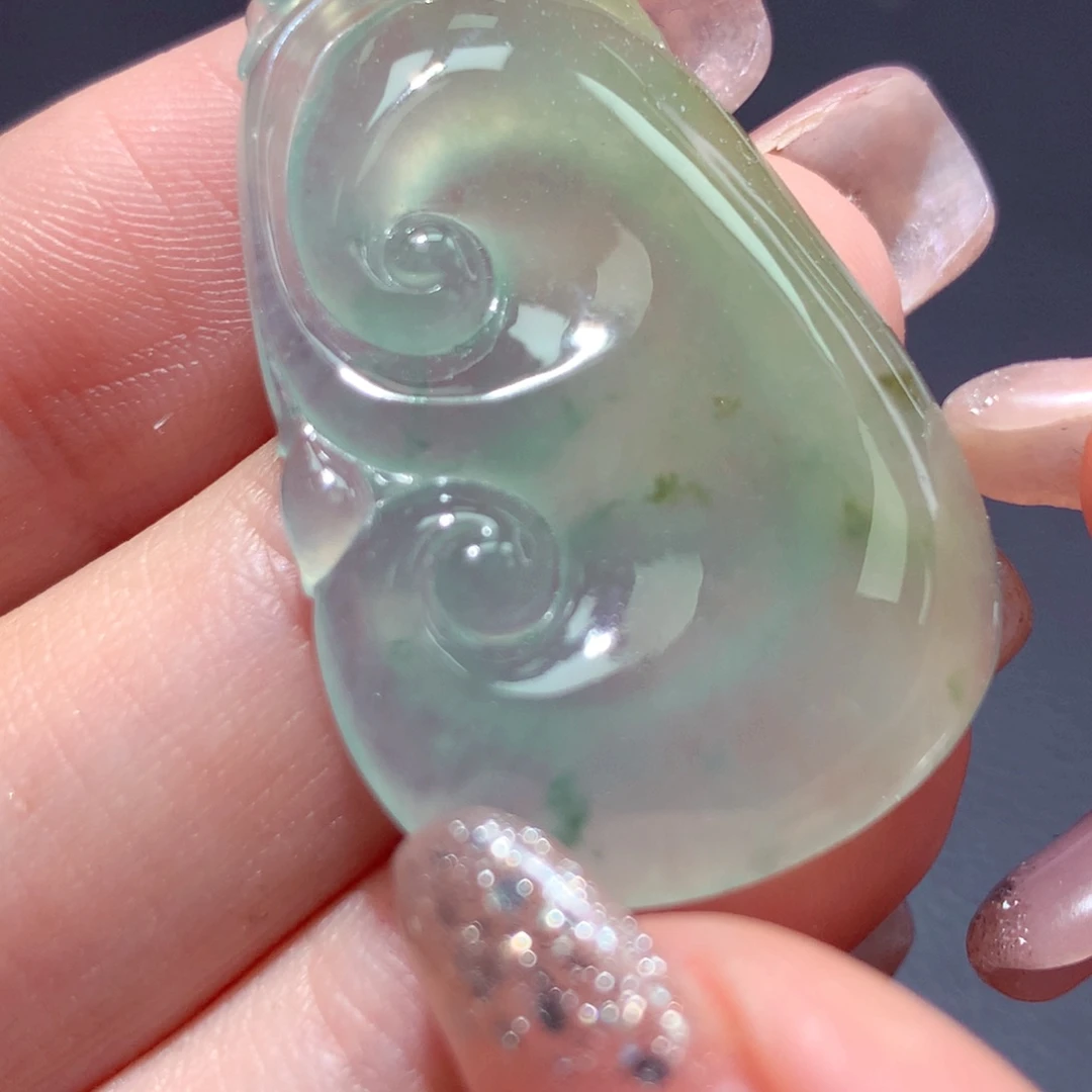 定制翡翠18K金镶嵌翡翠