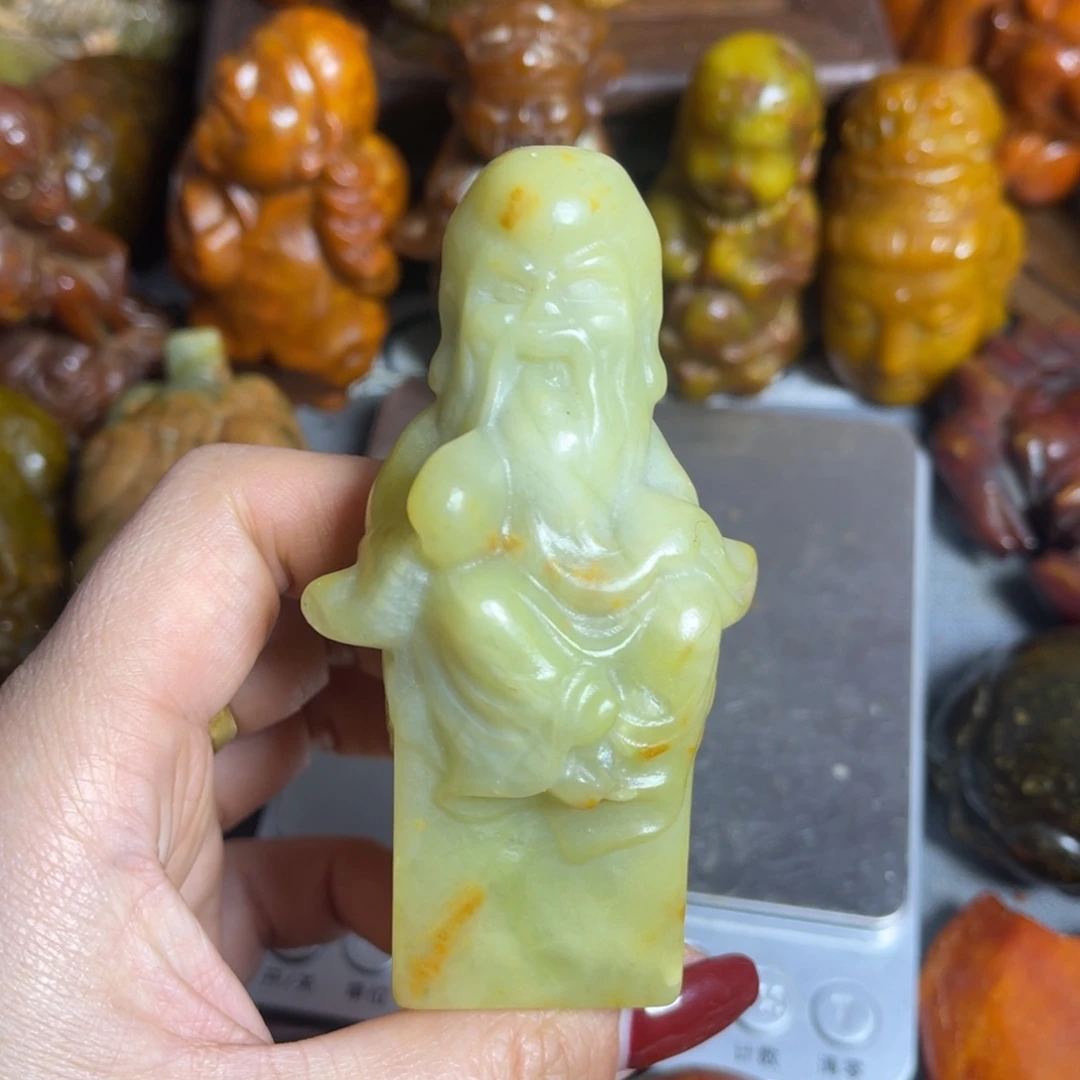 蛇纹石玉合金颈饰