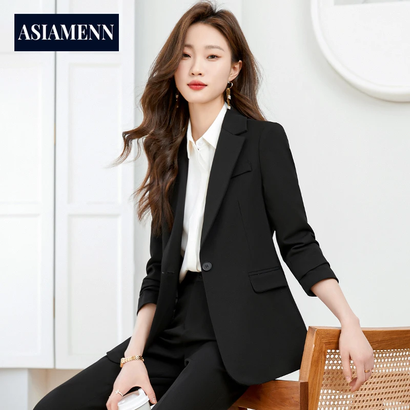 高端职场秋季重工西装套装女士2025新款气质正装酒店总经理工作服