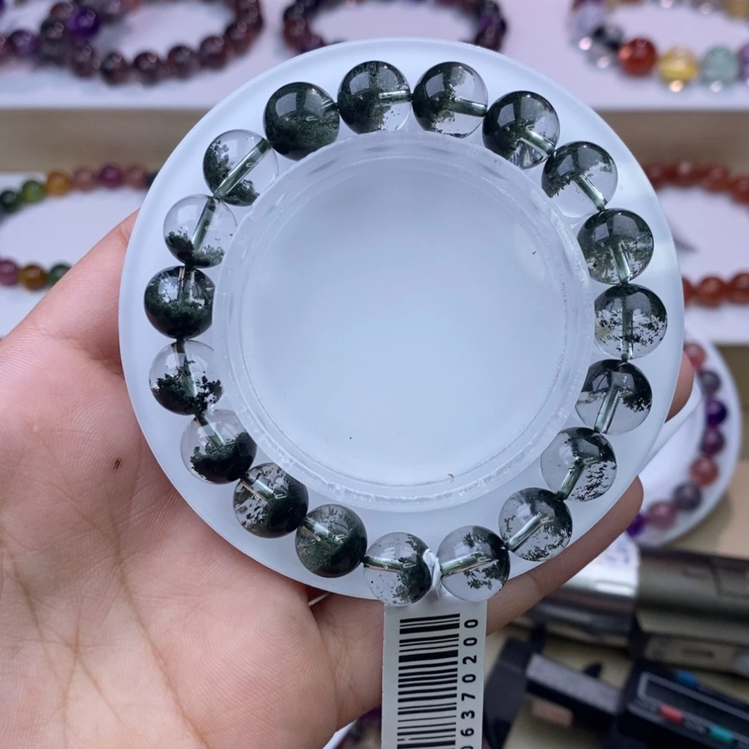 水晶手串未镶嵌綠幽靈半盆10m