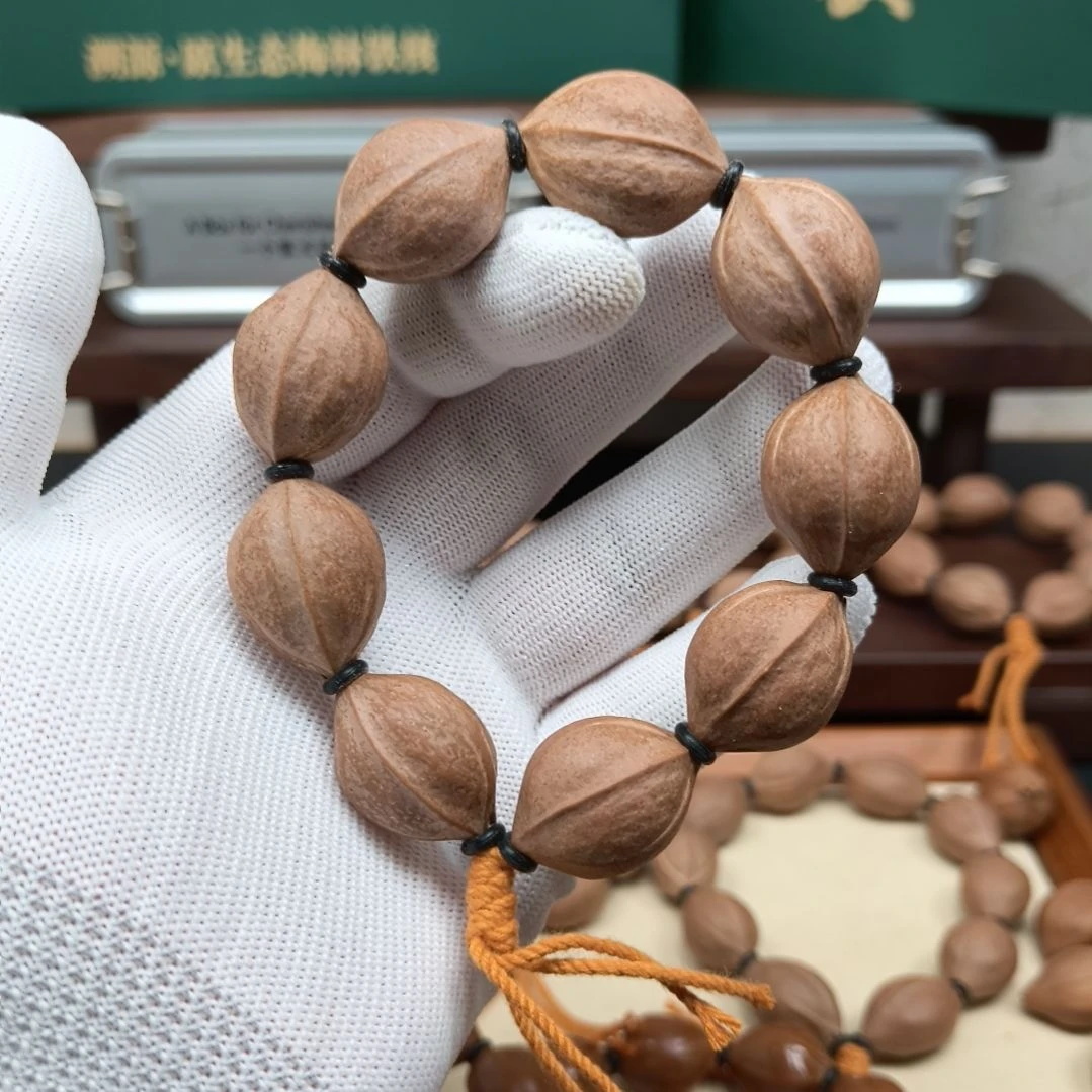 橄榄核手串1927三花短圆