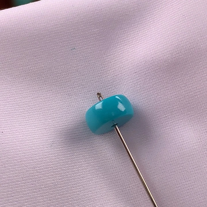 未镶嵌绿松石珠宝奇石9.3x4.7mm