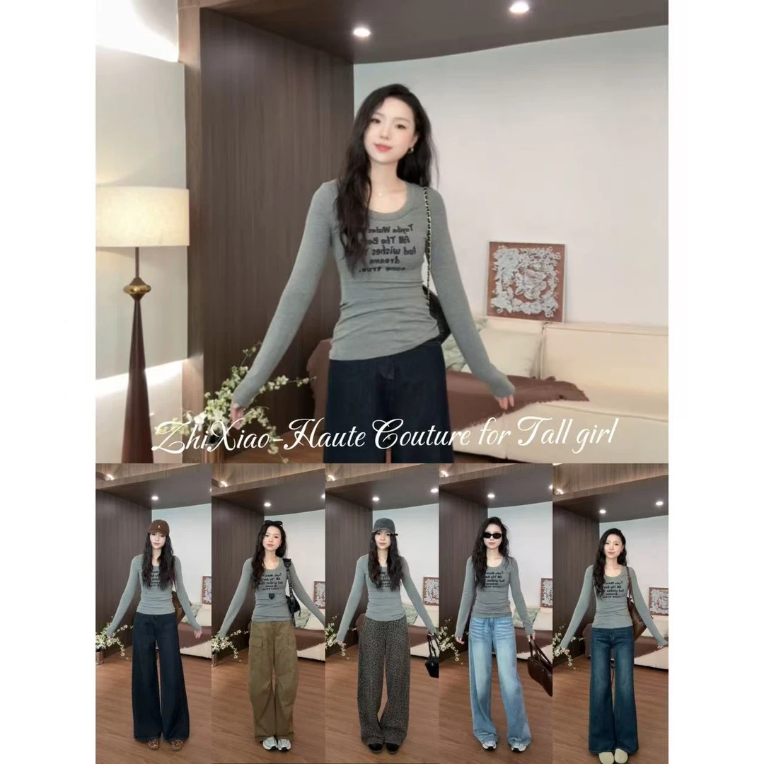 48h【自带掐腰】加长纯欲风正肩锁骨收腰辣妹设计感小众上衣25064