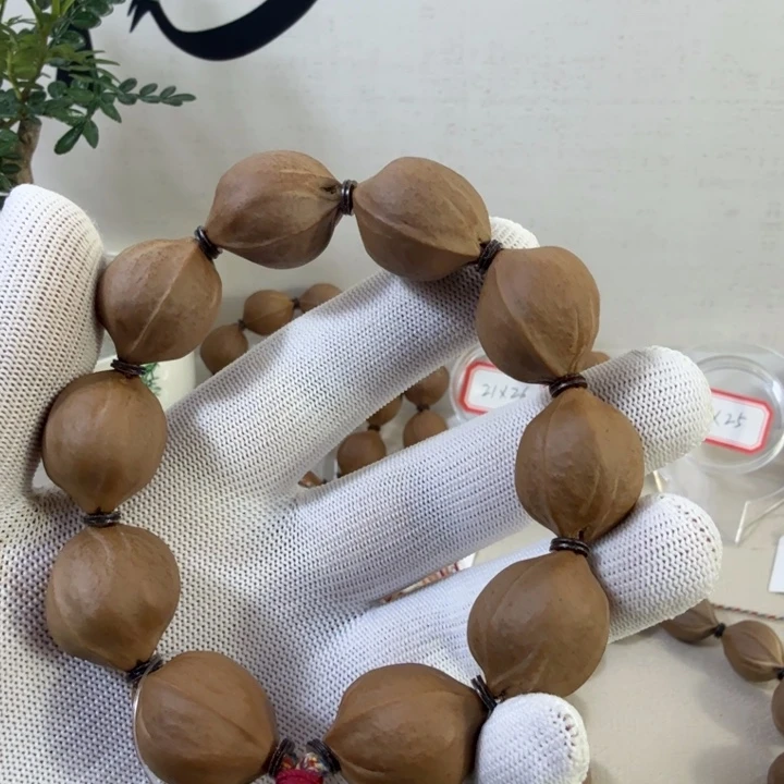 手串/手链橄榄核梅林原生态铁核素核手串21/25