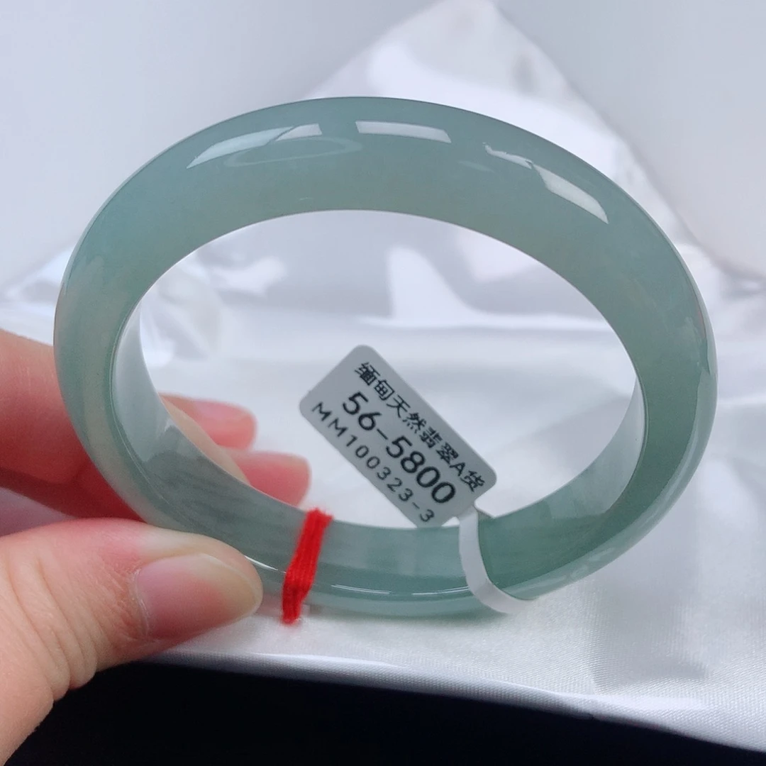 未镶嵌手镯翡翠56正圈