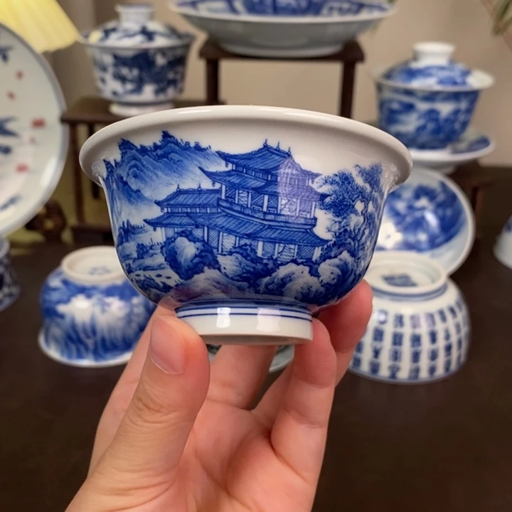 景德镇陶瓷手工手绘