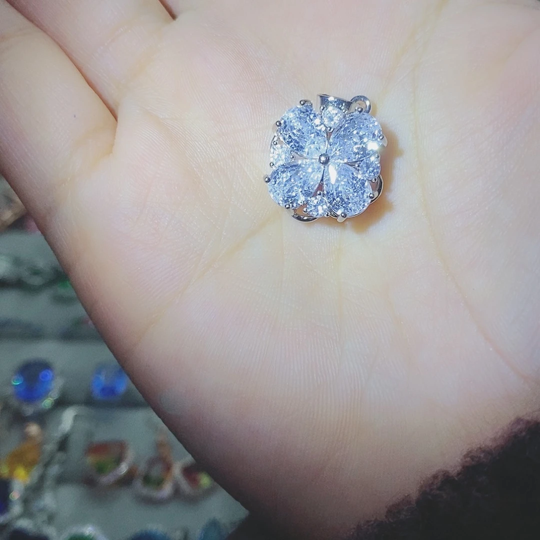 【闪购商品】托帕石耳饰银S925镶嵌