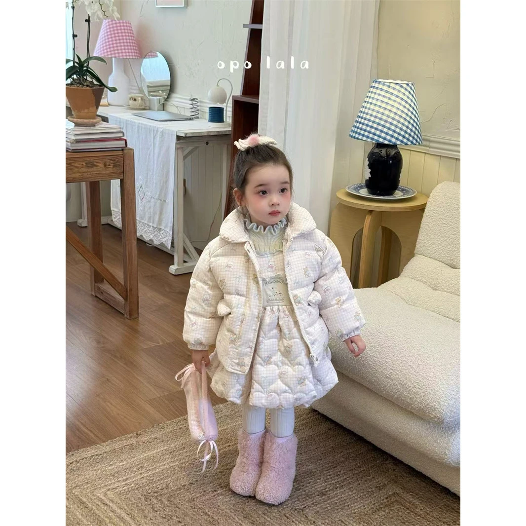 opolala·25冬~小熊碎花棉服两件套77026(童装汉服)