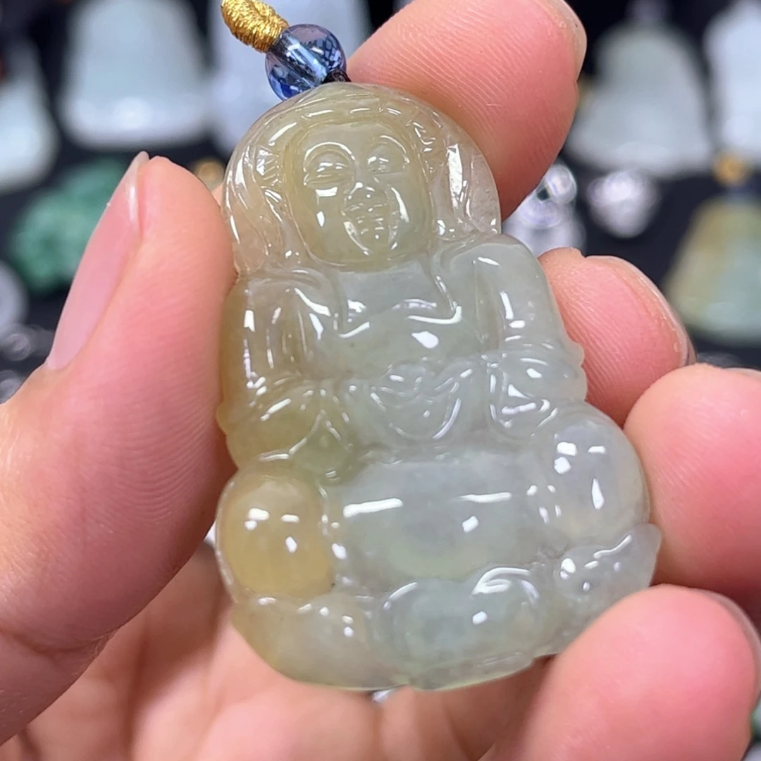 翡翠未镶嵌颈饰缅甸天然翡翠