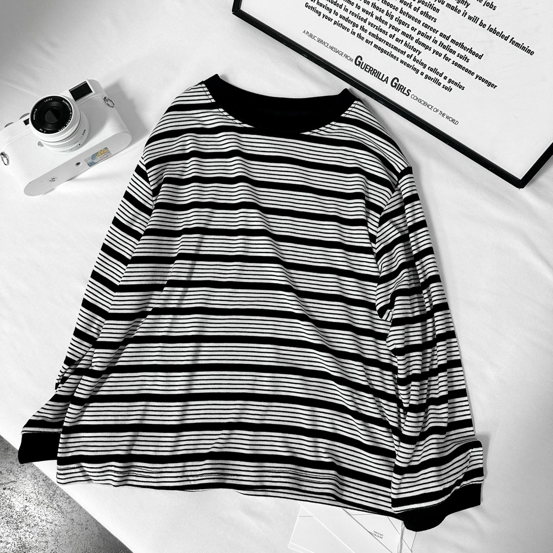 若大王时尚百搭童装条纹打底 Z1987