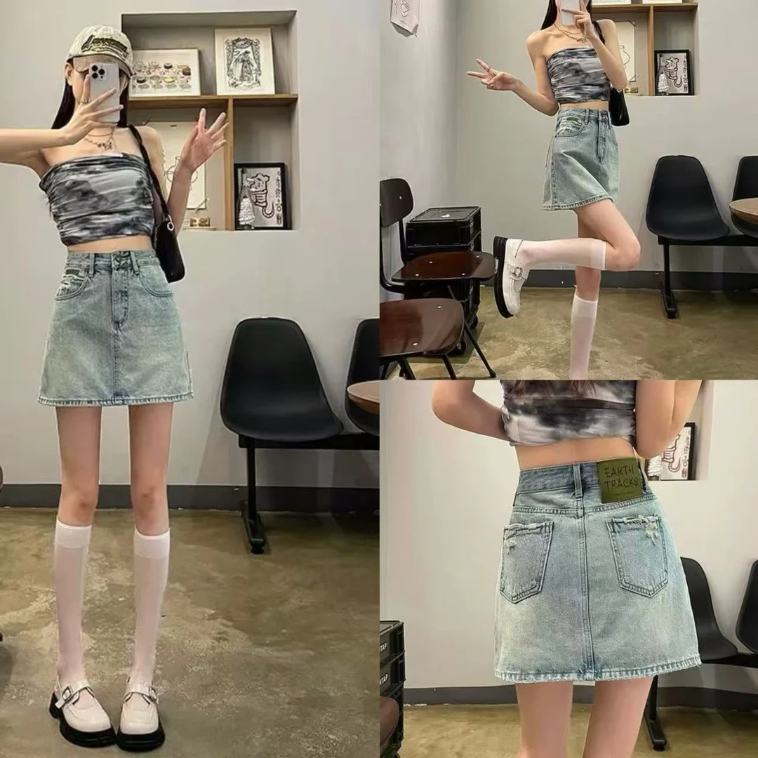 东大门精选903款夏季新款时尚潮流百搭a字裙