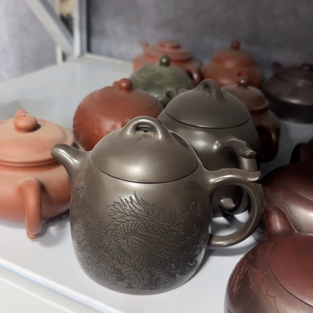 茶壶紫砂民间手艺人全手工制作