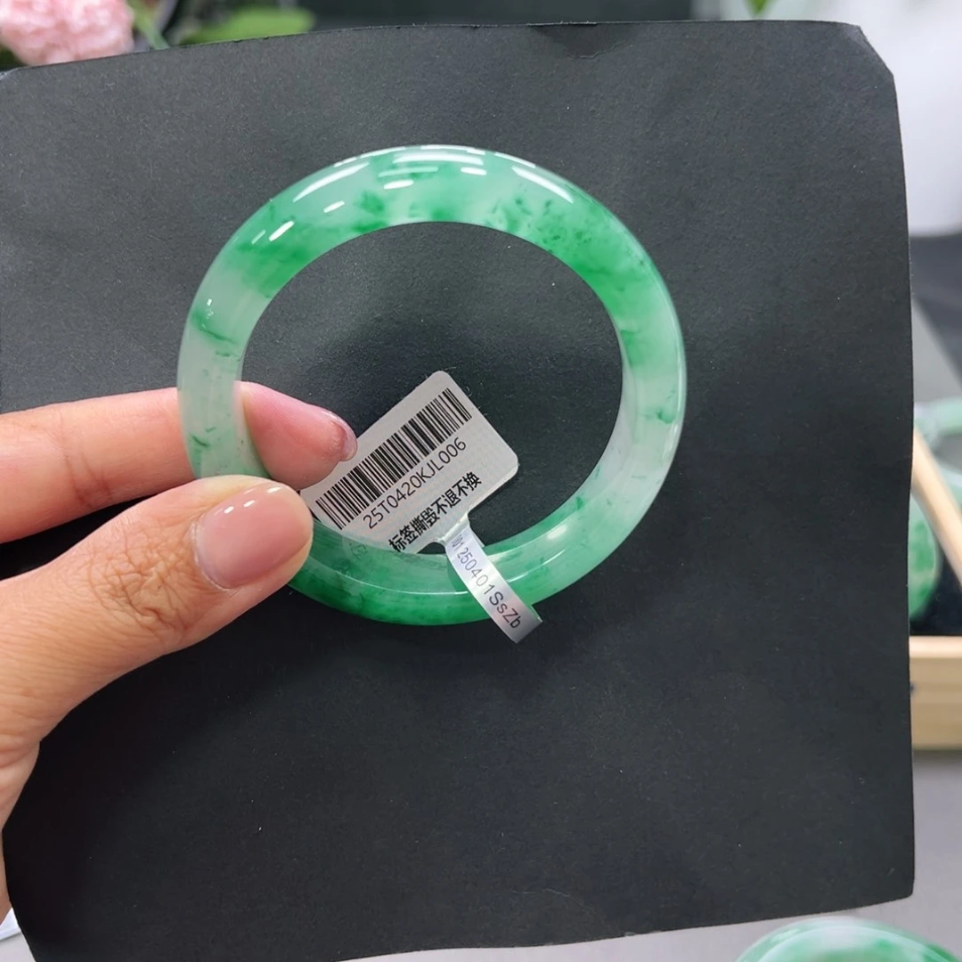 石英质玉手镯未镶嵌夜***?➕玲玲55.6