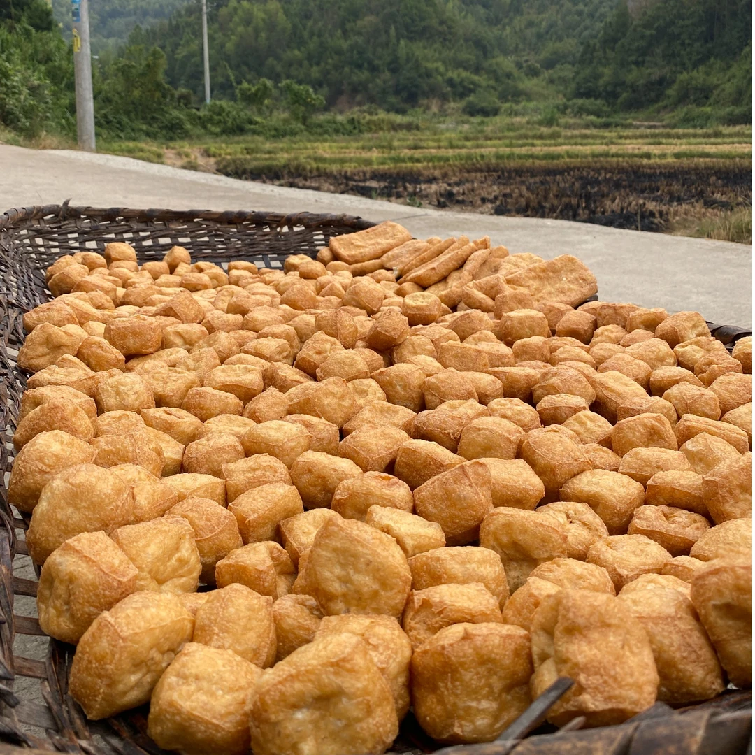 湖南特产油豆腐豆泡传统工艺制作豆制品
