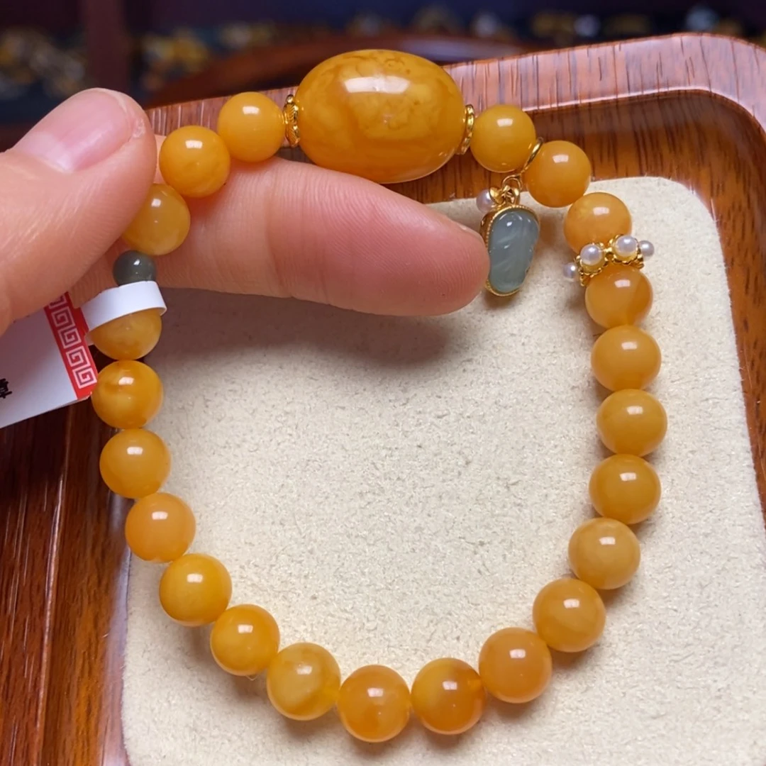 【闪购商品】蜜蜡手链未镶嵌手串