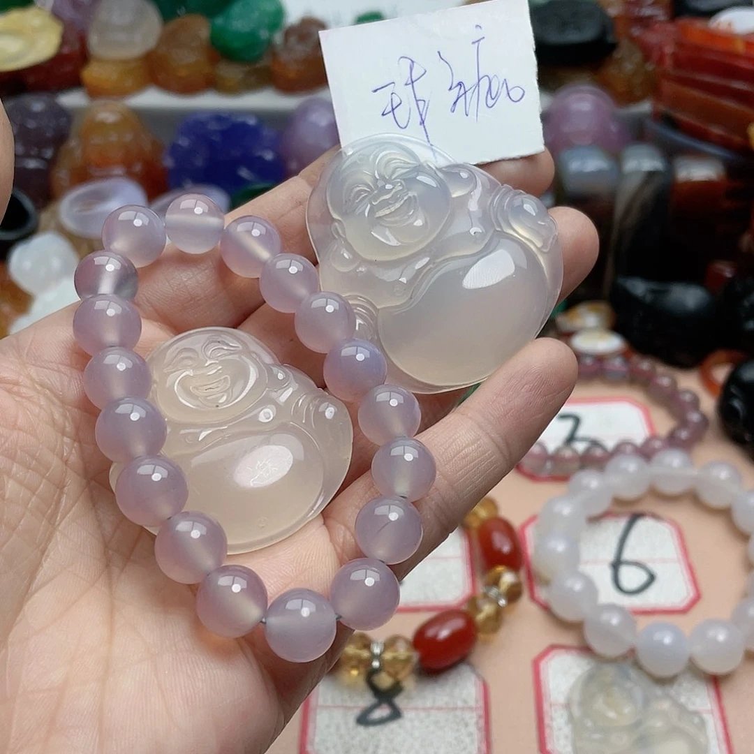 玛瑙/玉髓颈饰合金木*