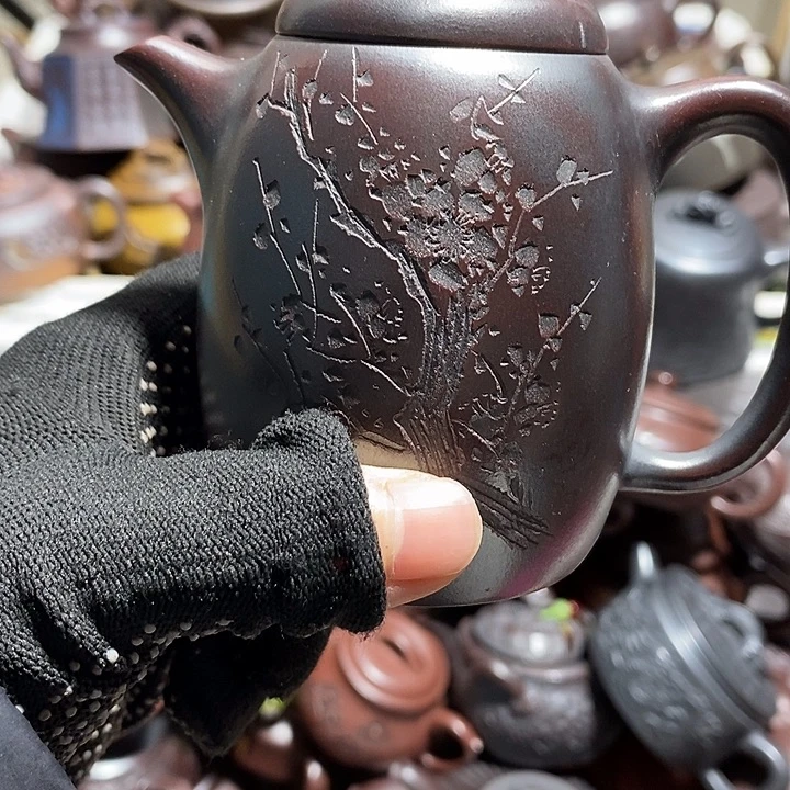 紫砂茶壶嘴瑕微瑕