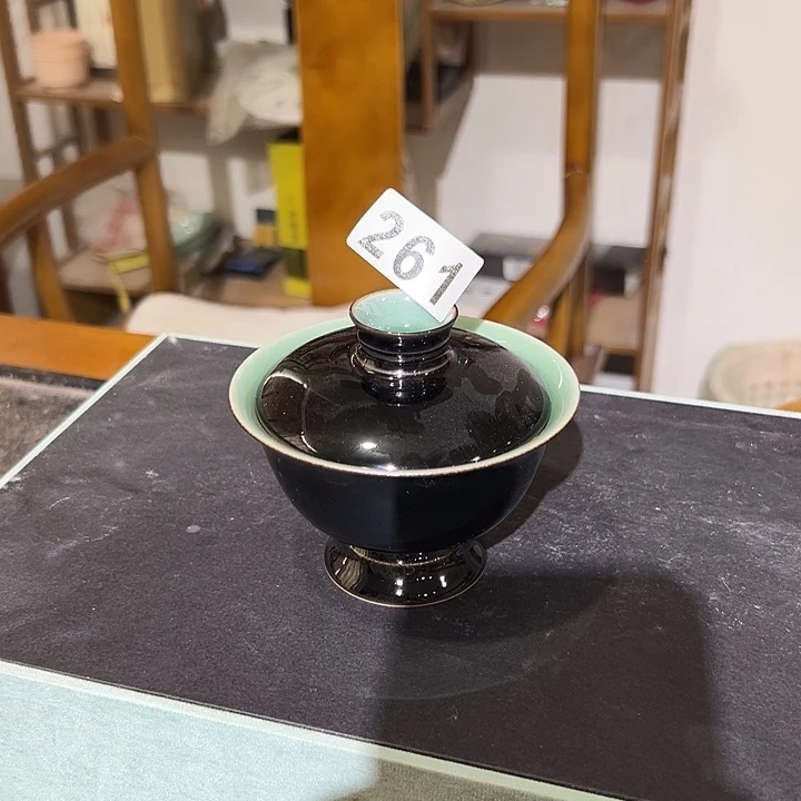 咖***子龙泉云间青瓷小米茶器