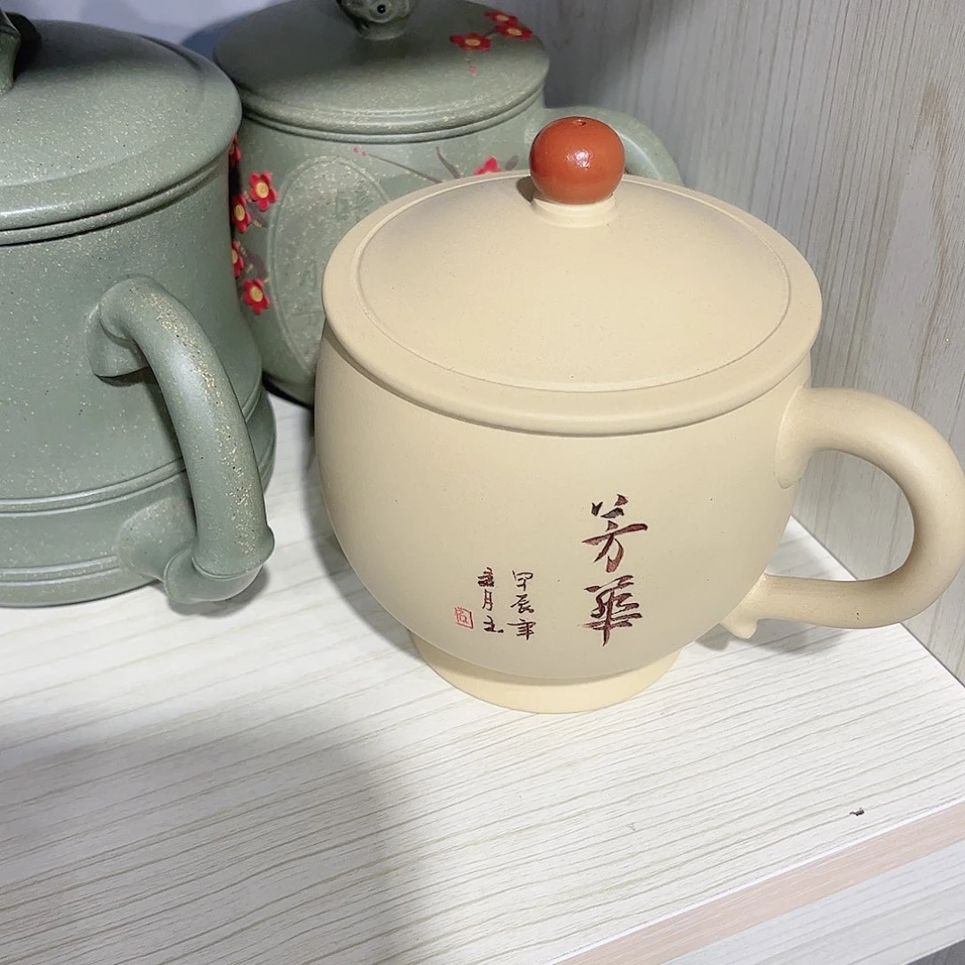 紫砂茶杯静*全部手工制作