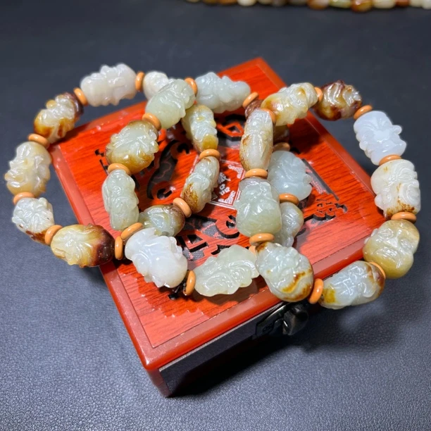 新疆和田玉 十八罗汉 基地质检 一物一证 拍一发一多样性发货